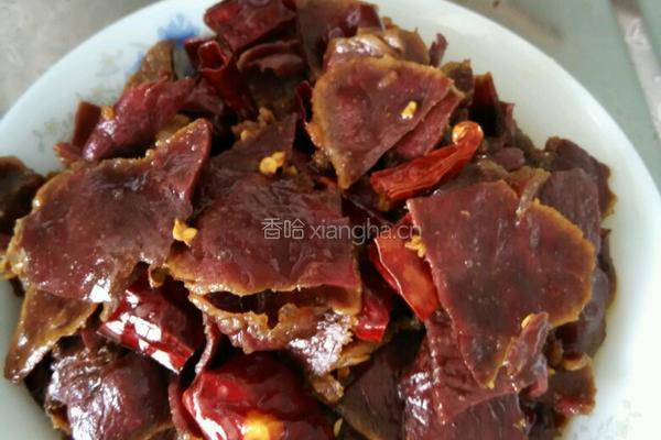 炸牛干巴