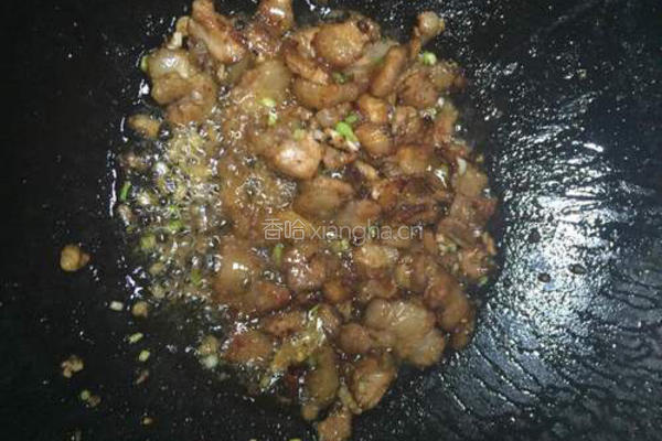 五花肉炒黄豆芽的做法图解5
