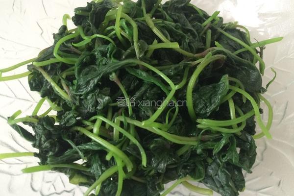 蒜香番薯叶的做法图解5