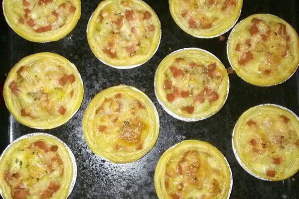 火腿土豆芝士挞的做法图解9