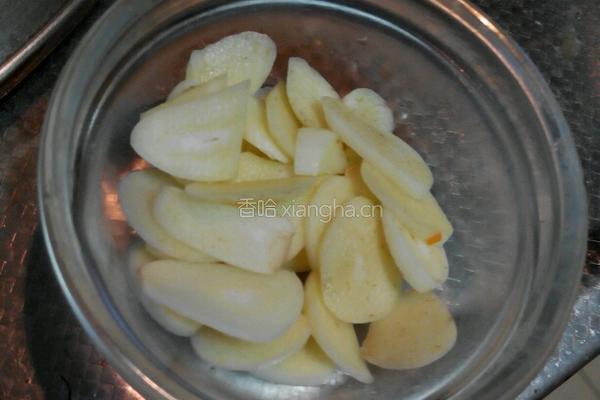 四色土豆片的做法图解4