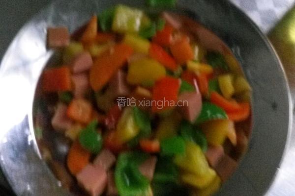 彩椒酱油炒饭的做法图解4