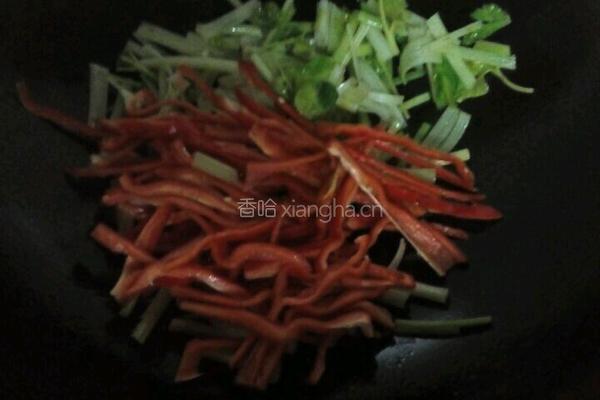芹菜炒猪肝的做法图解8