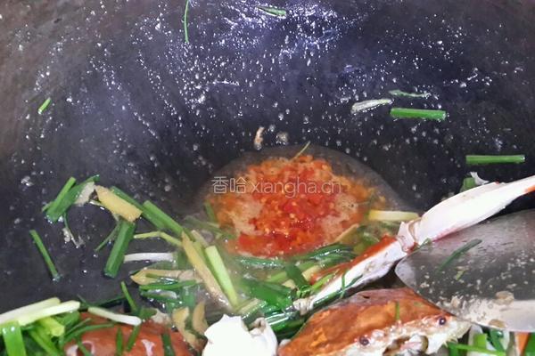 姜葱炒螃蟹的做法图解7