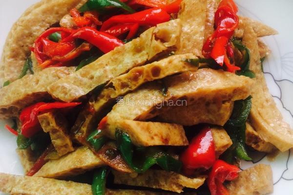 双椒脆豆腐的做法图解5