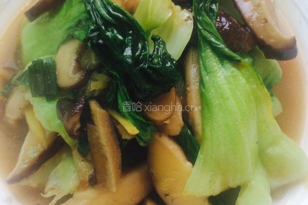 香菇青菜的做法图解6