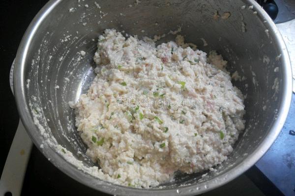 肉沫豆腐丸的做法图解2