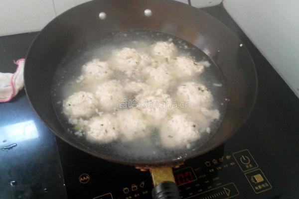 肉沫豆腐丸的做法图解3