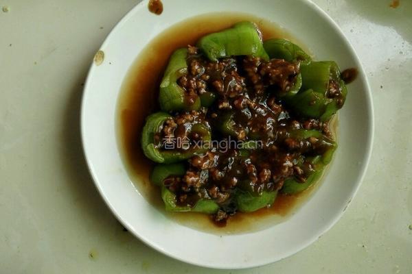 肉末丝瓜的做法图解5