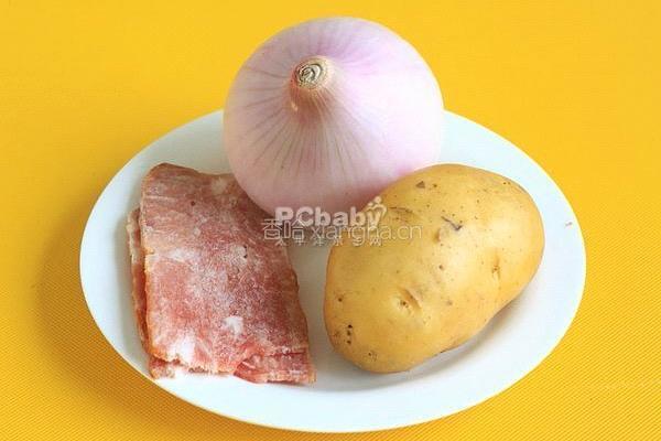 土豆培根饼。的做法图解1