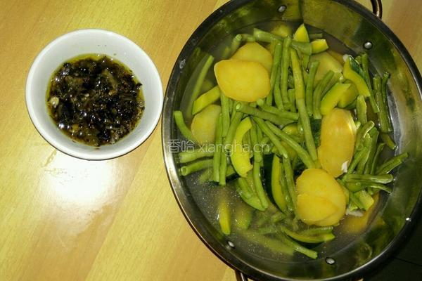 清水豇豆的做法图解2