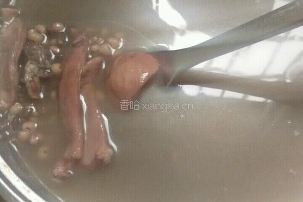 电压力煲煲猪小肚赤小豆汤的做法图解8