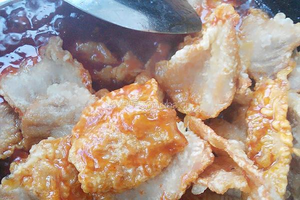 锅包肉的做法图解12