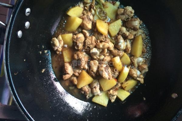 鸡腿炒土豆的做法图解4