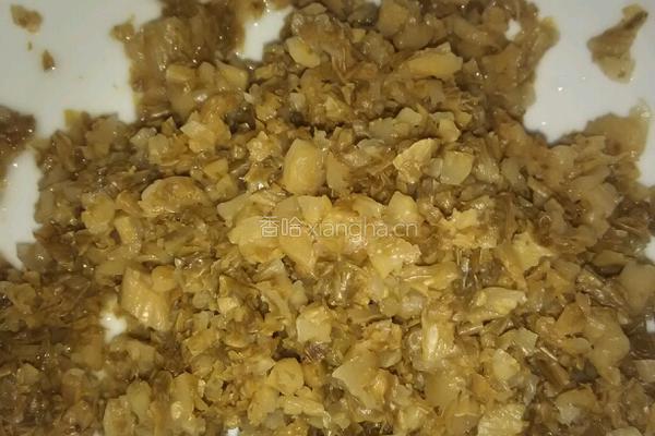 梅菜蒸肉饼的做法图解3