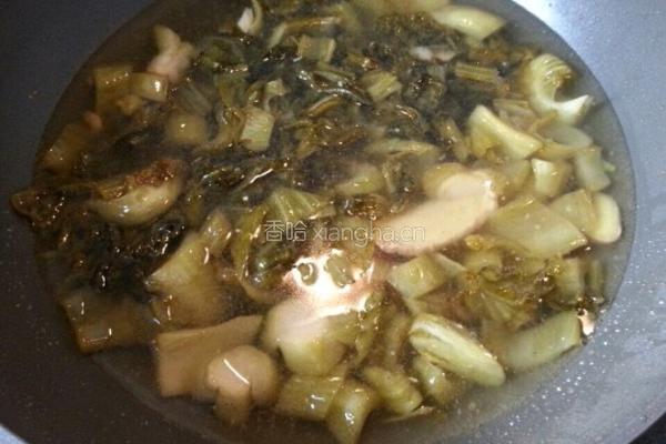 酸菜肥牛的做法图解4