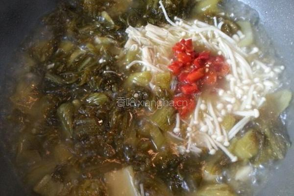 酸菜肥牛的做法图解6
