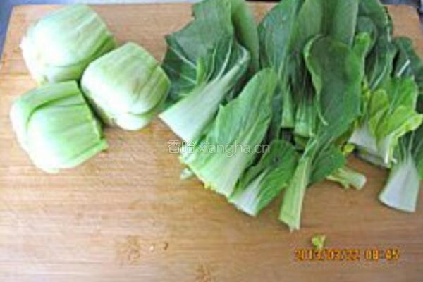 香菇油菜的做法图解5