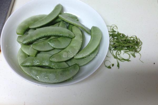 扁豆烧土豆的做法图解2