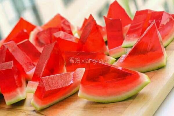 巨无霸西瓜果冻的做法图解8