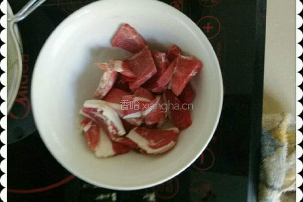 扁豆角炒香菇牛肉的做法图解5