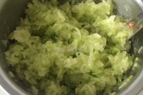 瓜皮猪肉馅饼的做法图解6