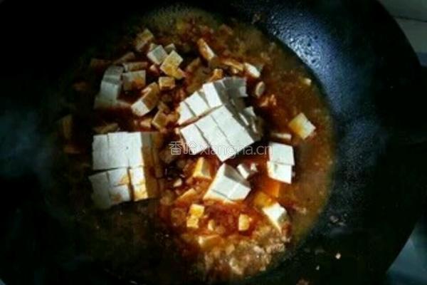 麻婆豆腐的做法图解7