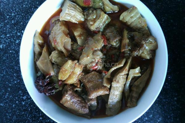 笋子烧牛肉的做法图解3