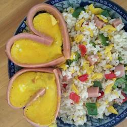 爱心蛋炒饭的做法[图]