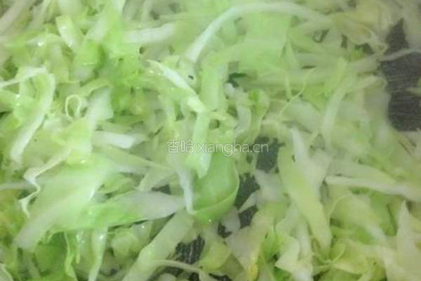 包菜鸡蛋炒粉丝的做法图解4