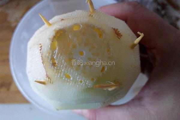 桂花糯米藕的做法图解4