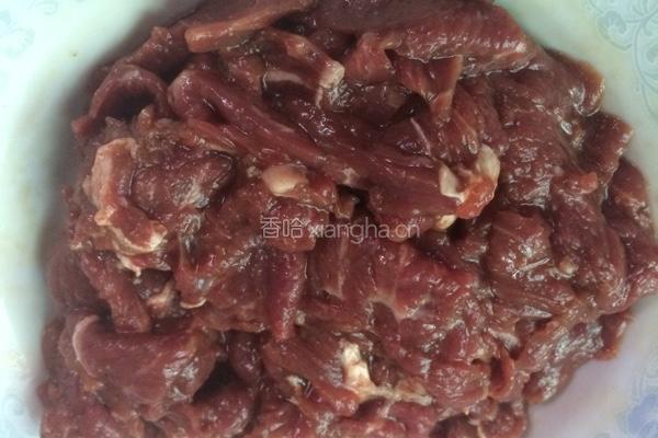 青椒牛肉小炒的做法图解3