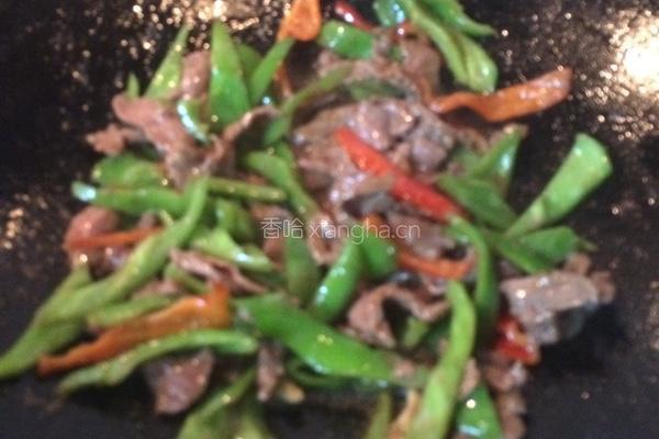 青椒牛肉小炒的做法图解7