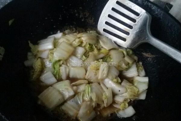 醋溜大白菜的做法图解8
