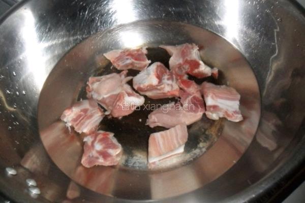 莲藕炖排骨的做法图解3