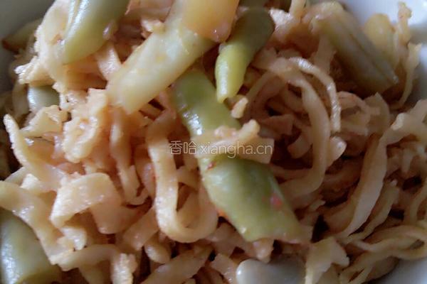 豆角焖面的做法图解7