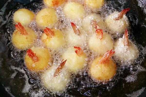 土豆泥虾球的做法图解11