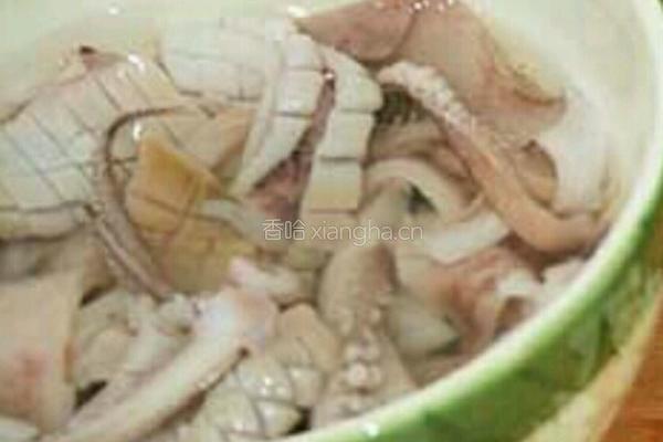 辣炒鱿鱼的做法图解2
