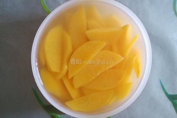 自制黄桃罐头
