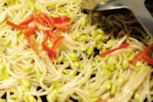 干煸黄豆芽的做法图解3