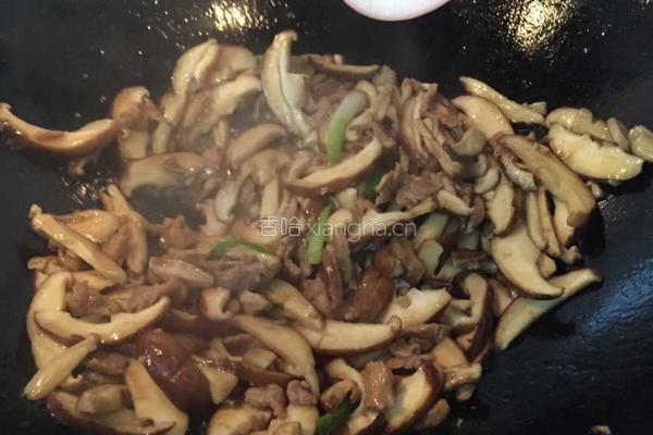 蚝油香菇肉片的做法图解8
