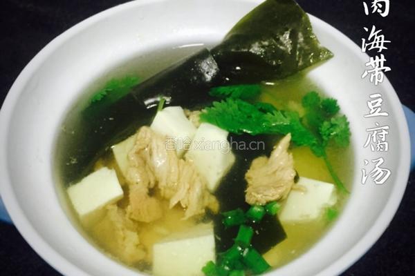 瘦肉海带豆腐汤的做法图解9