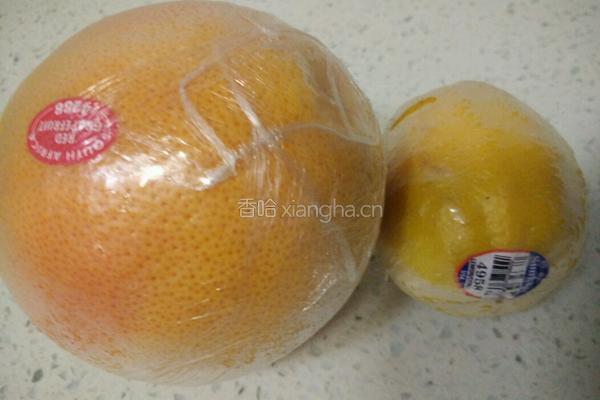 西柚柠檬蜂蜜的做法图解1