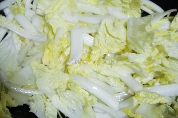 醋溜娃娃菜的做法图解5