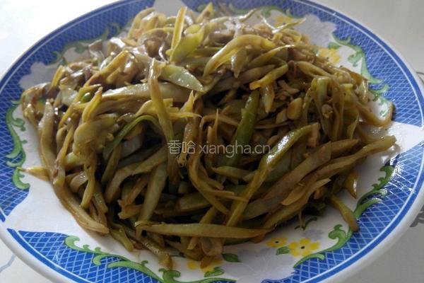清炒扁豆角