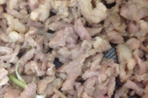 莴笋炒肉丝的做法图解3