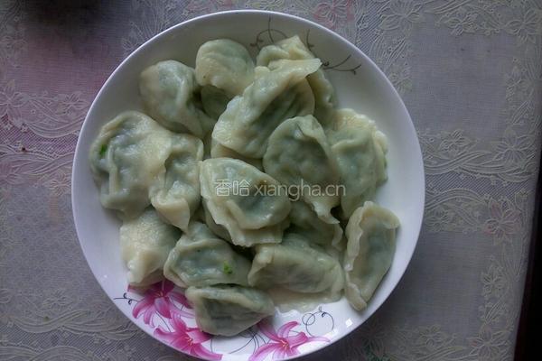 小白菜饺子的做法图解5