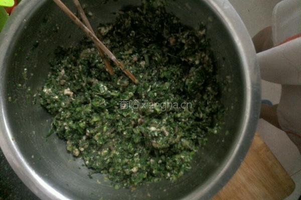 小白菜饺子的做法图解3