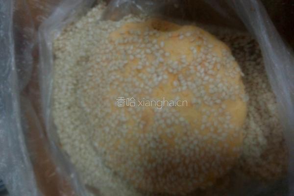 芝麻南瓜饼的做法图解9