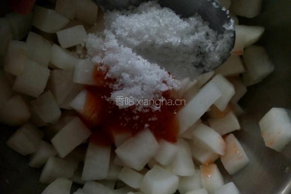 糖醋泡萝卜的做法图解7